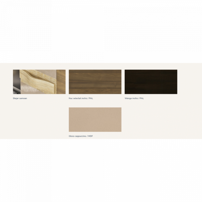 LIVING GLAMUR WENGE+NUC 300x57x198CM [3]