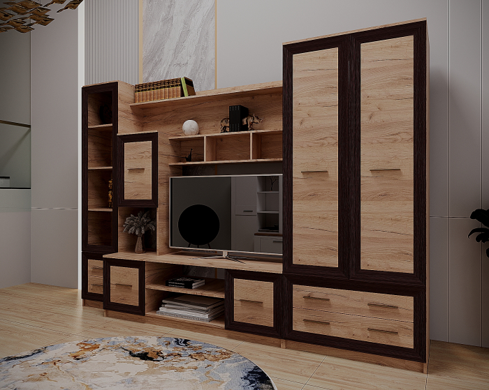 Living Kaspiy Stejar K003 300x52x210 cm [4]