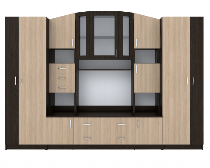 Living Macarena 290x51x196cm, wenge/mesteacan [3]