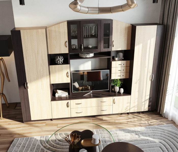 Living Macarena Wenge Mesteacan 290x51x196cm [2]