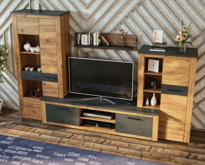 Living Montreal Stejar Craft Tobacco Matera 315x45x200 cm [5]