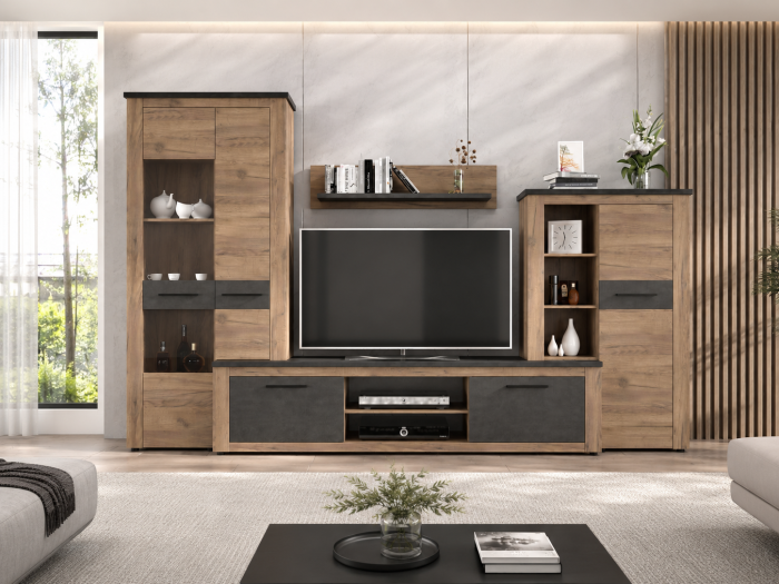 Living Montreal Stejar Craft Tobacco Matera 315x45x200 cm [3]