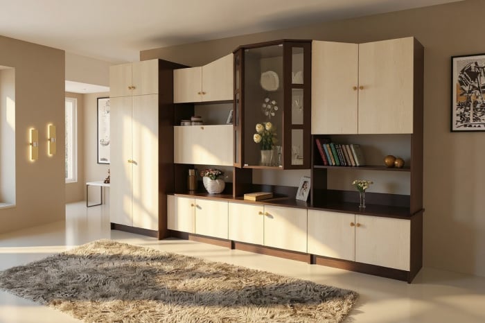 Living Oscar UA Wenge Mesteacan 360x52x207 cm [3]