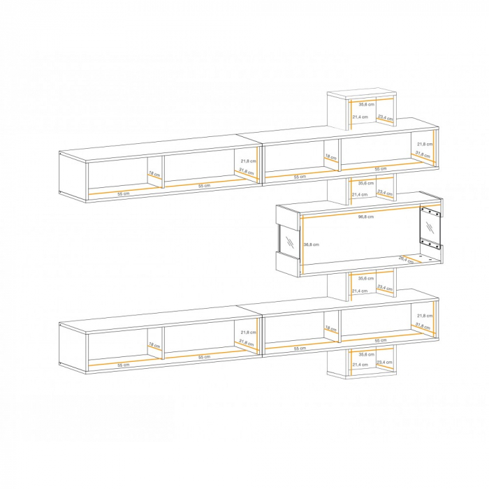 Living Tokyo 230x35x180 cm [12]
