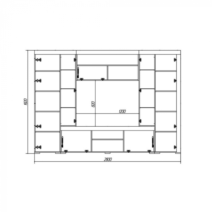 Living Triumf Sonoma 280x51x192 cm [2]