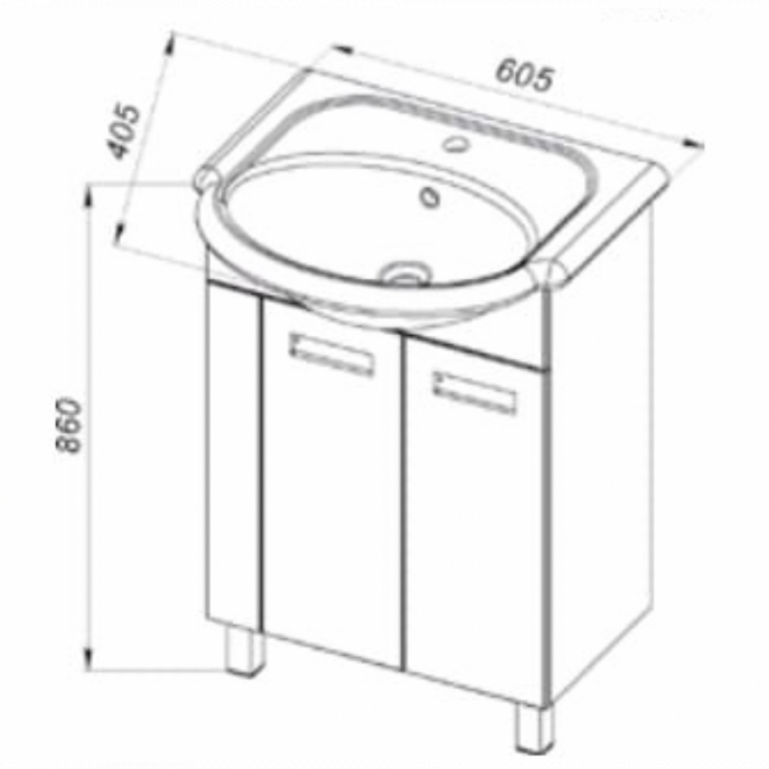 Masca Baie+Lavoar Loft 60 [4]