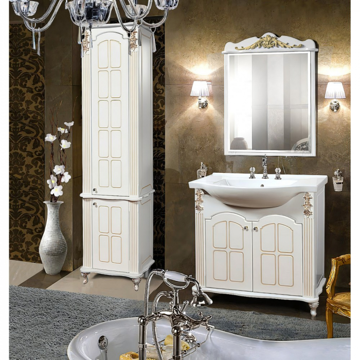 Masca baie + lavoar Versailles, 85x88x45cm, Aur [2]