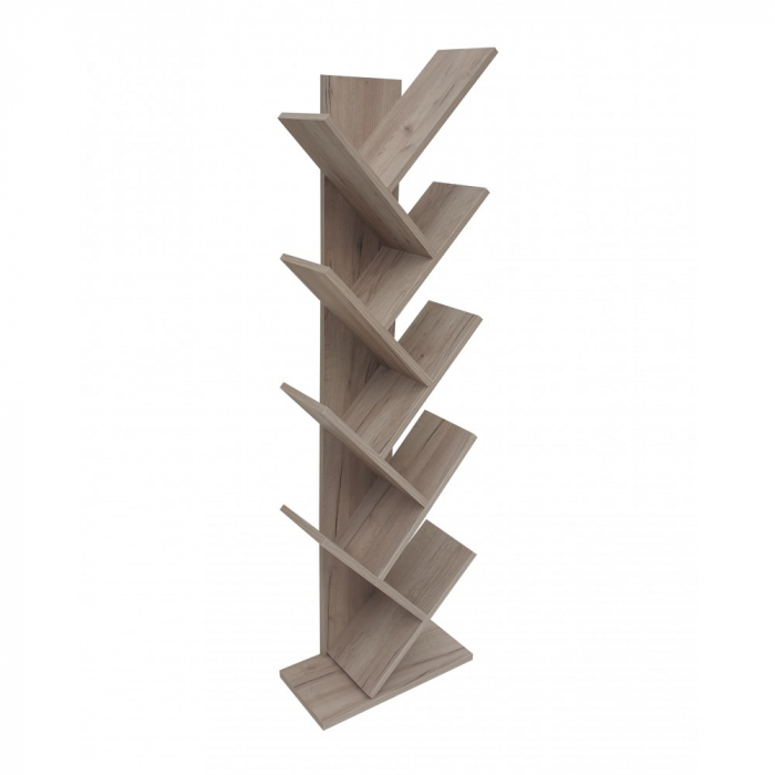 Raft pentru Carti, 43x20x143cm, Stejar k002 [5]