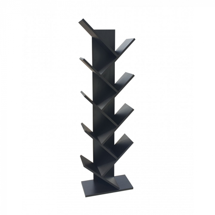 Raft pentru Carti, 43x20x143cm, Wenge [5]