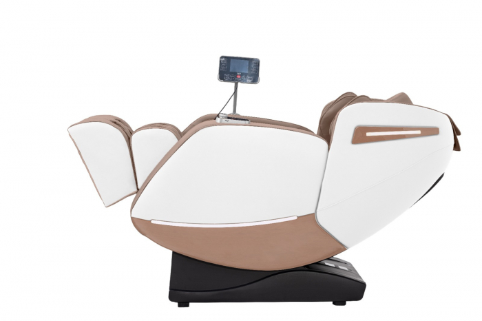 Scaun Masaj MP-A062, Alb+Cappuccino [4]