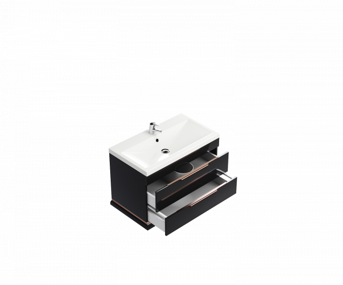 Set Baie Hermes 800 Negru 3 Unitati [4]