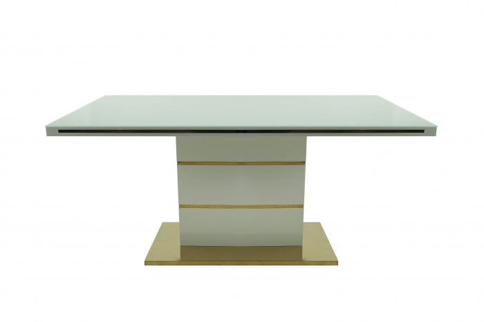 Set Masa DA1128G + 6 Scaune DA2626G,160x90x75 cm GOLD [3]