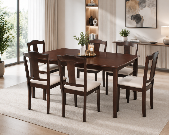 Set masa RH7008T cu 6 scaune RH159C Antique150x90x76 cm [2]