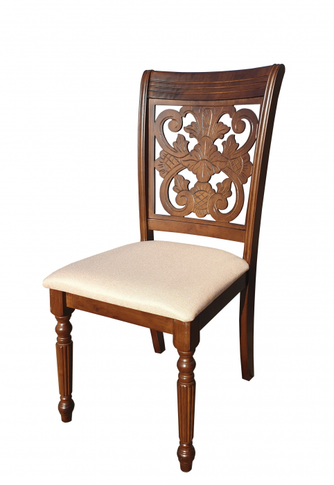 Set Masa RH7132 ext + 6 Scaune RH8016C + 2 Scaune RH8016CA,160x100x77 cm, Nuc [4]