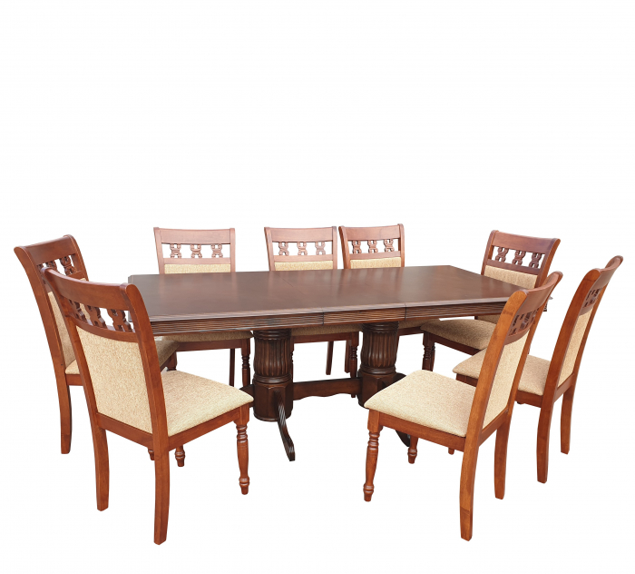 Set Masa RH7132 Si 8 Scaune TH8041,160x100x77 cm, Dirty Oak [2]