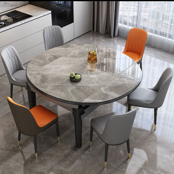 Set Masa Rotunda Transformer 135 Cu 6 Scaune [2]