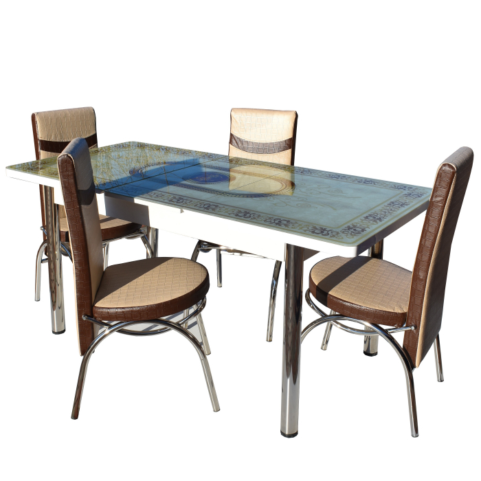 Set Masa Sticla Cu 4 Scaune Tip 2-0040 [2]