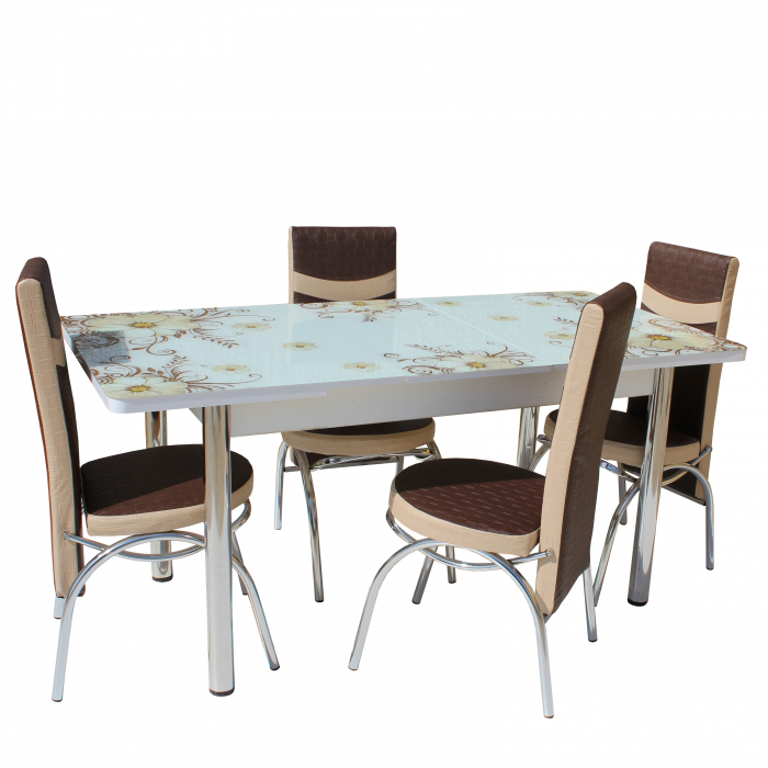 Set Masa Sticla Cu 4 Scaune Tip 2-0043 [2]