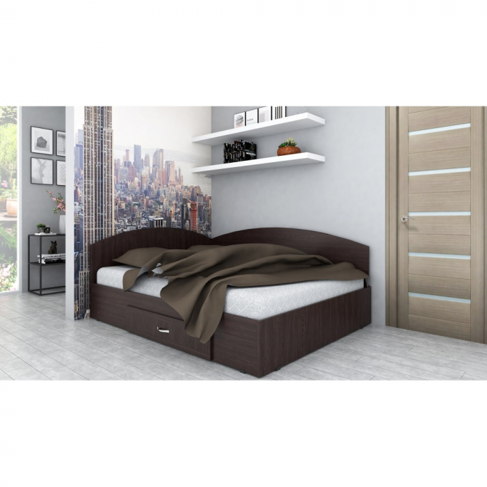 Set Pat Colt 160 + Saltea Mattress, Wenge [3]