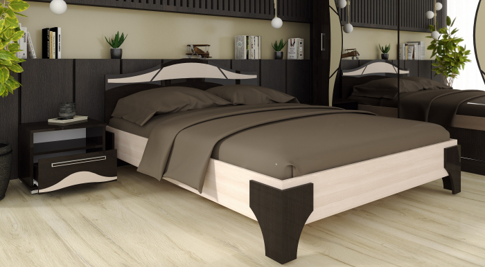 Set Pat Laguna 5 + Doua Noptiere Wenge [2]