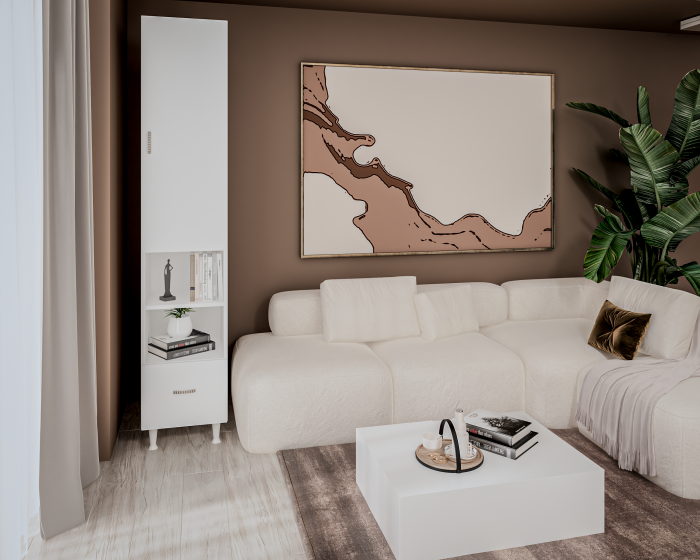 Soldat 1U-1S,35x35x180 cm,  Alb [2]