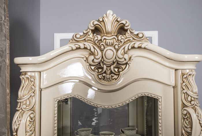 VITRINA GIOCONDA LUX CREM LUCIOS 80x54x227CM [2]