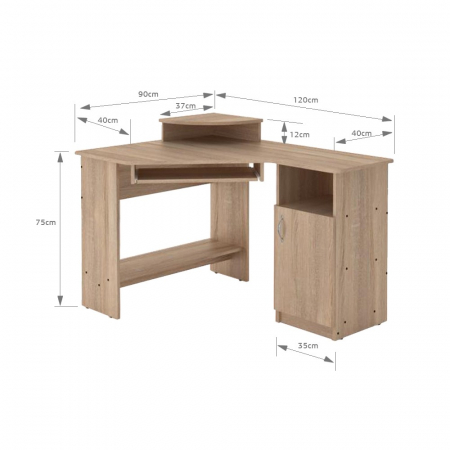 Birou Pc pe Colt Su-1 Ro Sonoma [1]