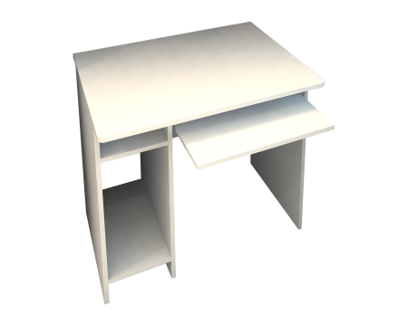 Birou Pc Skm-12 Ro,82x60x74 cm, Alb [4]