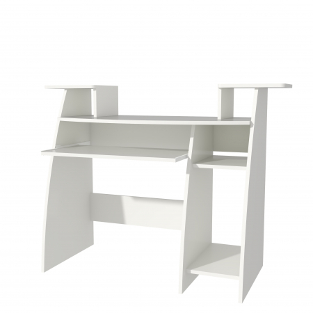 Birou Pc Skm-4 Ro, 123x50x77 cm, Alb [3]