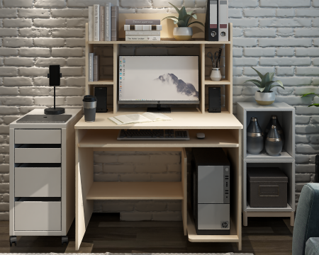 MIC MOBILIER - Birou Pc Skm-6 Ro Sonoma