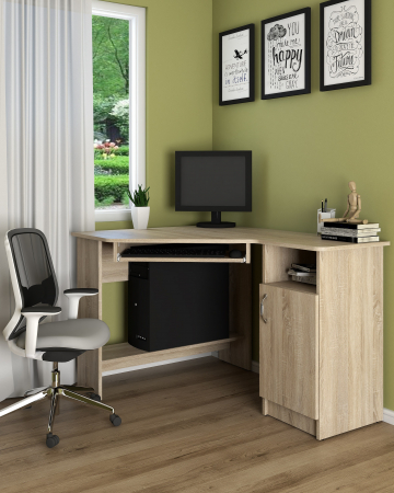 MOBILIER BIROU - Birou pe Colt SU13 Ro Sonoma