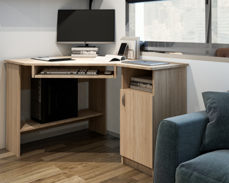 MOBILIER BIROU - Birou pe Colt SU13 Ro Sonoma