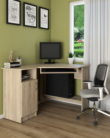 MOBILIER BIROU - Birou pe Colt SU14 Ro Sonoma