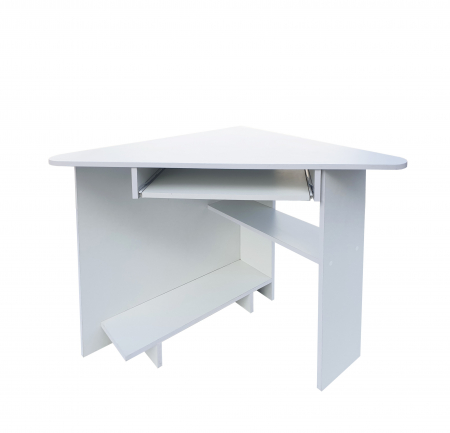 Birou pe Colt SU15 Ro, 76x76x75 cm, Alb [1]