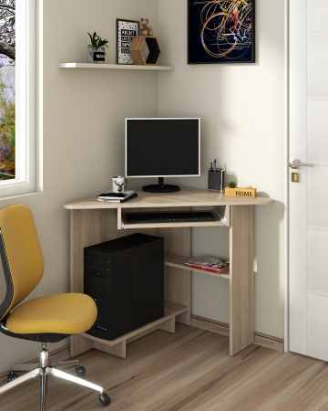MOBILIER BIROU - Birou pe Colt SU15 Ro Sonoma