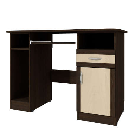 Birou Tip II Soft, Wenge + Mesteacan [2]