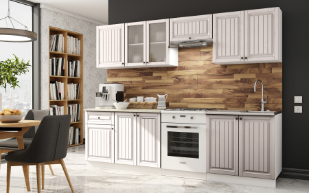Bucatarii - Bucatarie Gospodina MDF 2.6m, Muscat