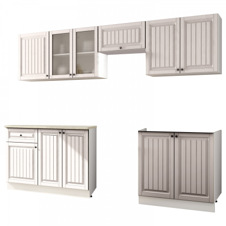 Bucatarie Gospodina MDF 2.6m, Muscat [1]