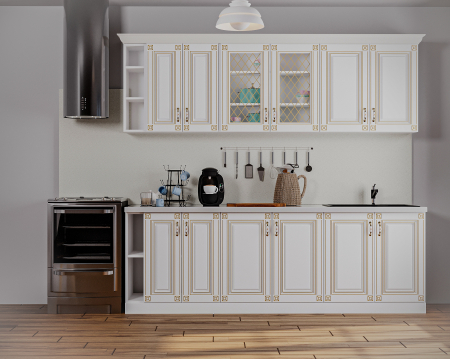 Bucatarii - Bucatarie Imperia Ms Alb 2.4m MDF