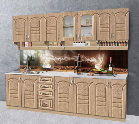 MOBILIER BUCATARIE - Bucatarie Korona Miz 2.6 m Sonoma