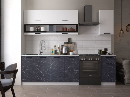 Bucatarii - Bucatarie Tehno New MDF 2.0m Marmura