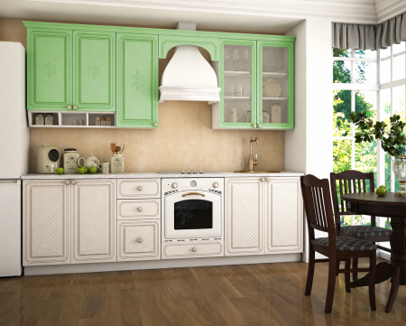 Bucatarie Versailles MDF Fistic 260x60x220m