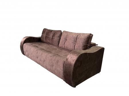 Canapea Extensibila Laura 240x115x75 cm, Maro [3]