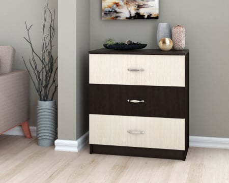 Comode - Comoda 3B, Wenge + Mesteacan