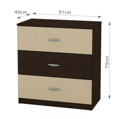 Comoda 3B, Wenge + Mesteacan [1]