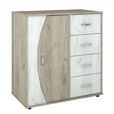 Comoda 4-1-1 Ro, 88x45x91 cm, Stj K002 - K001 [1]