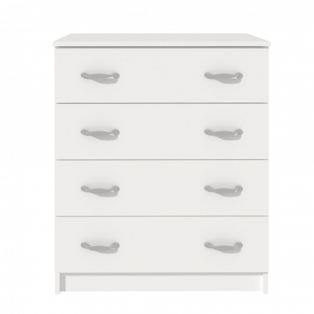Comoda 4B RO, 72x39x85, alb [2]