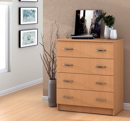 MOBILIER DORMITOR - Comoda 4B Ro, Fag