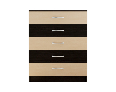 Comoda 5 Sertare Wenge + Mesteacan [5]