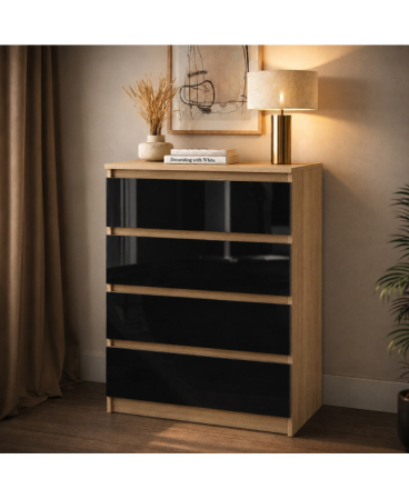 MIC MOBILIER - Comoda ARIA 4 sertare, 70x40x96cm